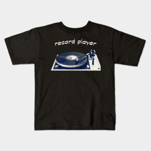 Retro Record Player Kids T-Shirt